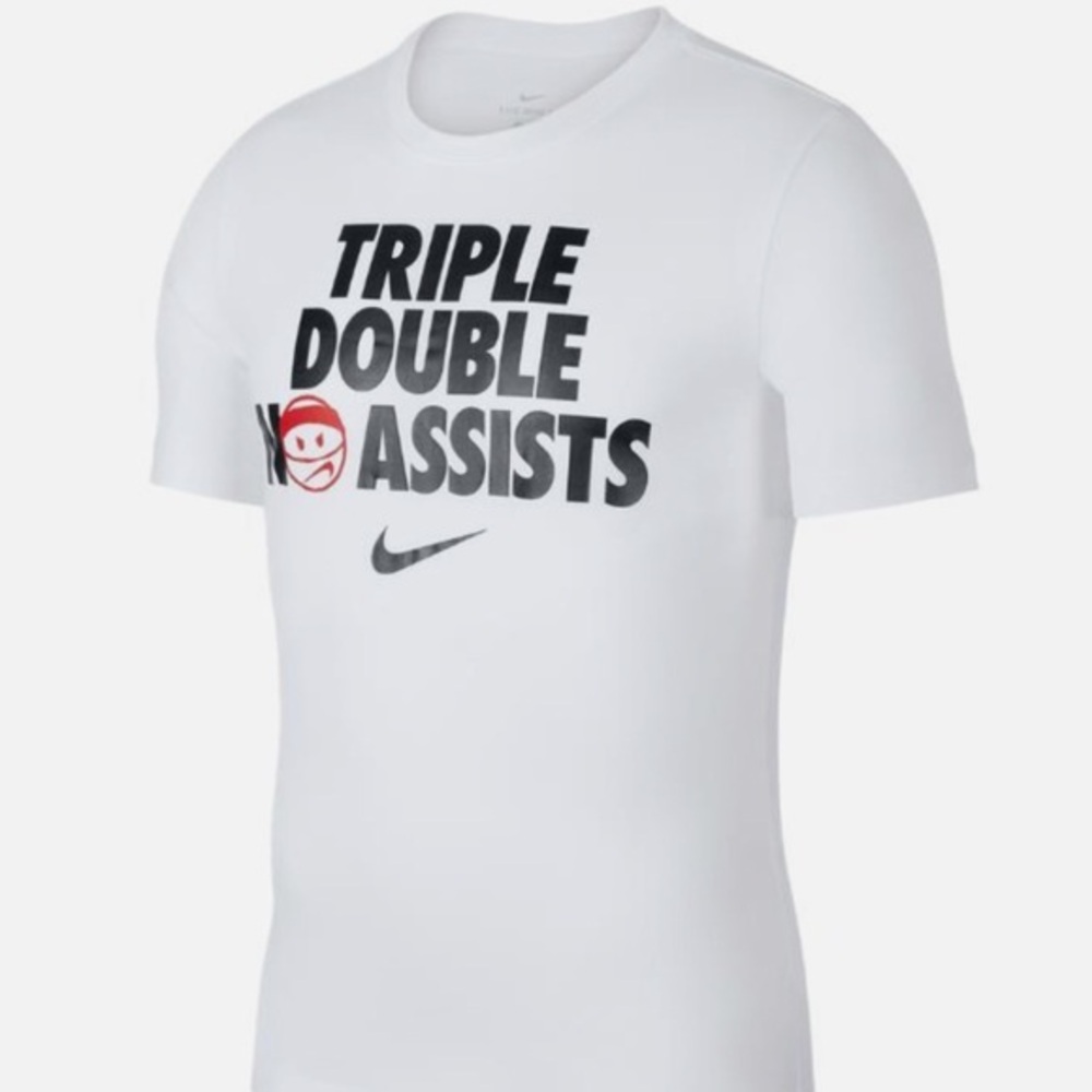 Nike White Graphic Men's Tee